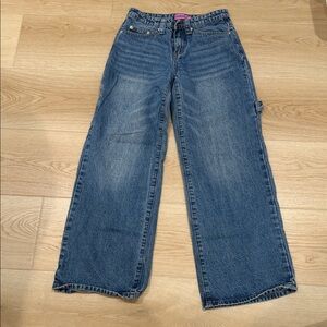 Edikted low rise wide leg carpenter jeans